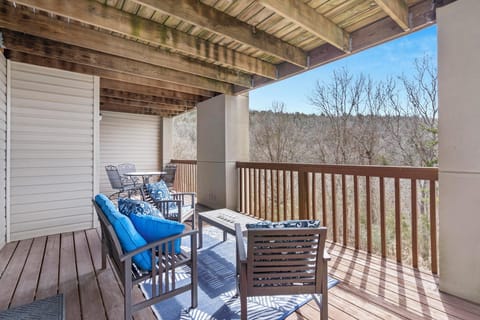 Enjoy the view with a cozy patio set. Perfect for sipping coffee and taking in the scenery.