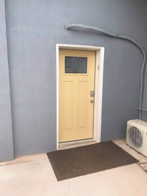 You'll know you are in the right place when you see the Yellow door!