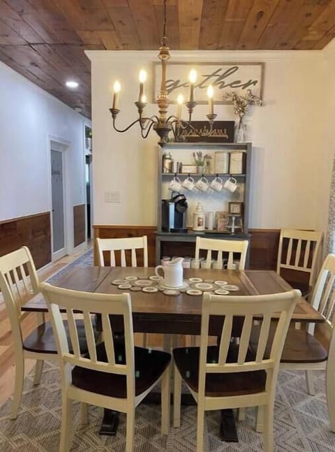 Dining area with Coffee Bar