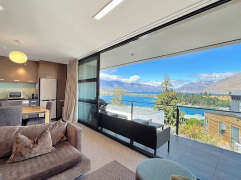Seamless indoor-outdoor living with balcony access
