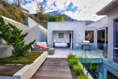 Beautiful terrace with a bbq