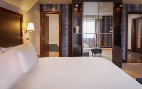 Penthouse King Suite | 1 bedroom, in-room safe, desk, laptop workspace