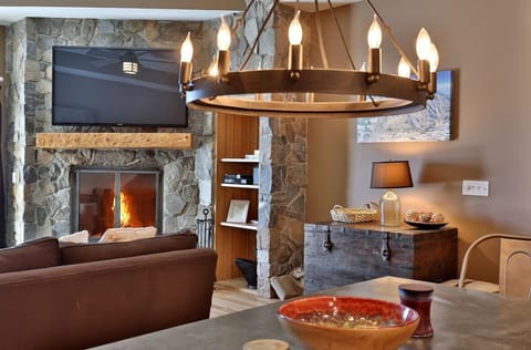 Large Custom 
Fireplace Living Room
