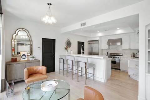Coffee Table and Kitchen Bar Counter