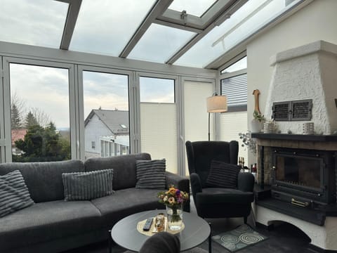 House | Living room | Fireplace