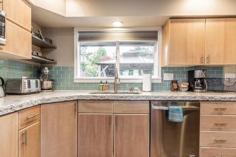 We know you expect the very best, and we have outfitted this gorgeous home with everything you could need to cook a grand meal, or simply granola.
