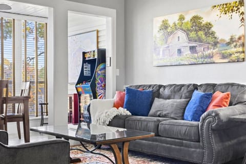 A comfortable living space with fun built in- perfect for downtime between Branson adventures.