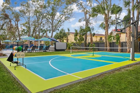 Pickleball, pool, mini golf, firepit, swingset and home