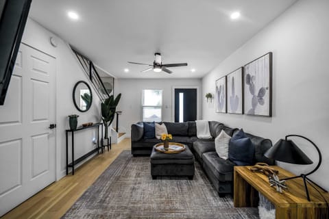 Long, open living space with room to actually breathe.