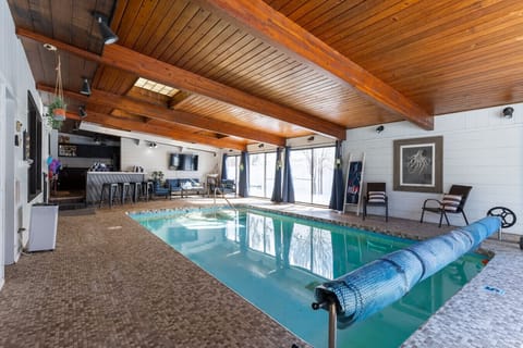 Heated year-round indoor private pool.