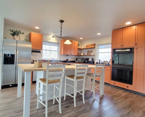 Fully stocked kitchen