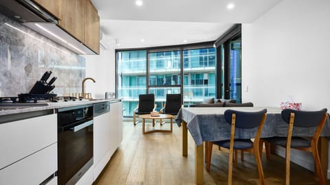 Modern kitchen and dining area with everything needed for a comfortable stay
