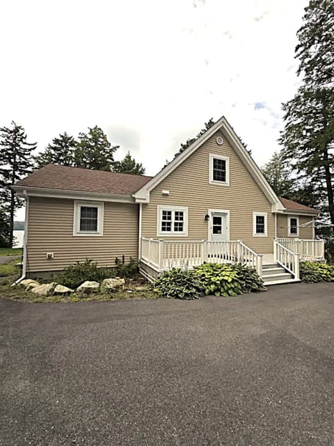 Driveway/roadside view of the house
