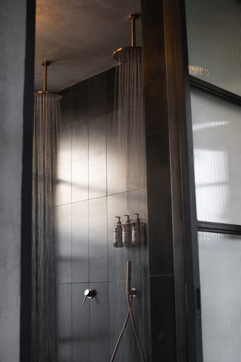 Room, Poolside (Pool Side) | Bathroom | Shower, hair dryer, slippers, towels