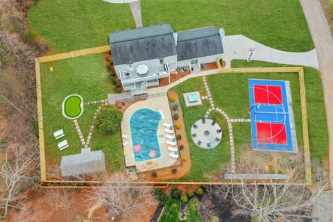 Luxury dream vacation at bird`s eye view