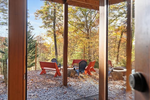 Step outside to a cozy firepit and take in the beauty of the great outdoors!