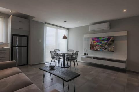 Living Room with sofa-bed