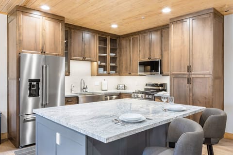 Fully Equipped Kitchen and Oversized Island, great for gathering