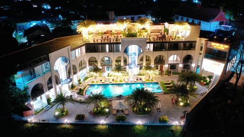 Front of property - evening/night