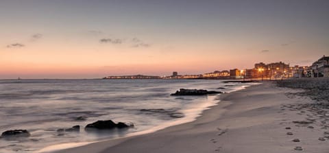 Beach nearby, white sand, beach shuttle