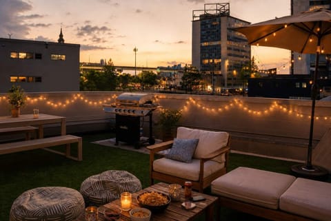 Private Terrace at Sunset