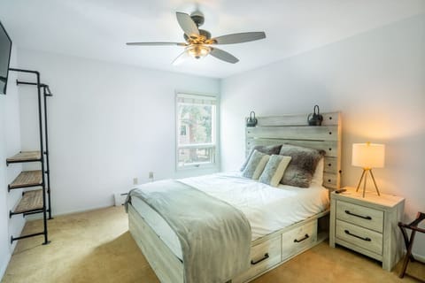 Primary bedroom with Queen bed