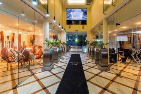 Interior entrance