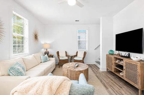 Bright and airy living room