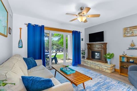Cozy up in the living area and stream all your favorite entertainment