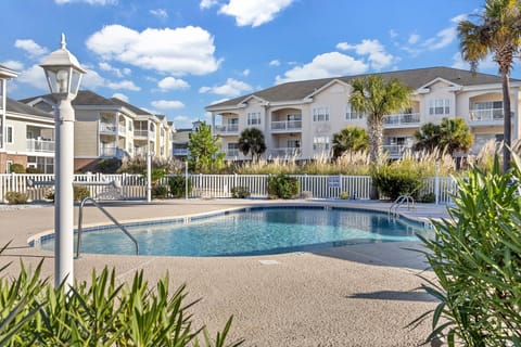 One of four community pools available to use seasonally. 
