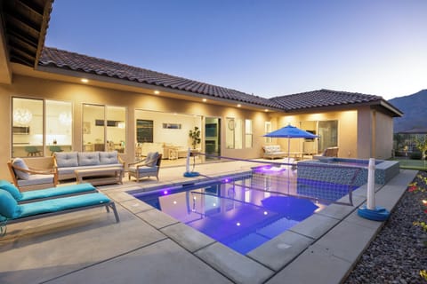 The pool is perfect for all of your group.