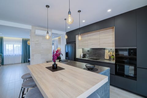 Kitchen and dining area