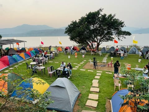 Economy Tent, Lake View | Private kitchen | Fridge