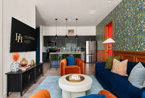 Colorful, Playful, and cozy, the Optimistic was designed for a comfortable and stylish stay :) 