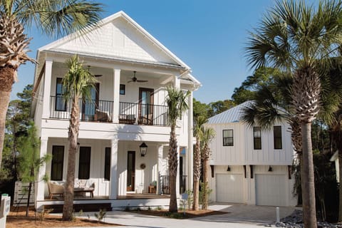 Our retreat-nestled against the nature preserve-quick walk to Rosemary & Alys!