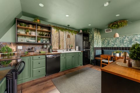 Woodland whimsical and fully functional kitchen