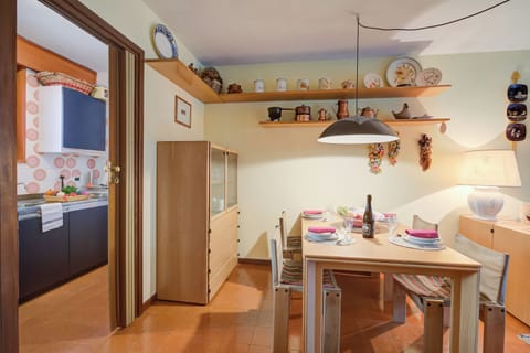 Kitchen and dining area