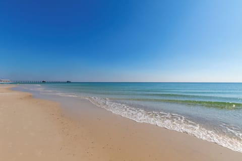 On the beach