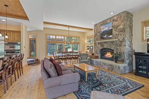 Living area on main level of the home.