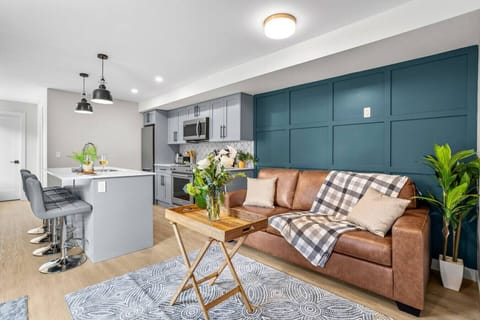 Compact yet functional living space, perfect for gathering and entertainment!