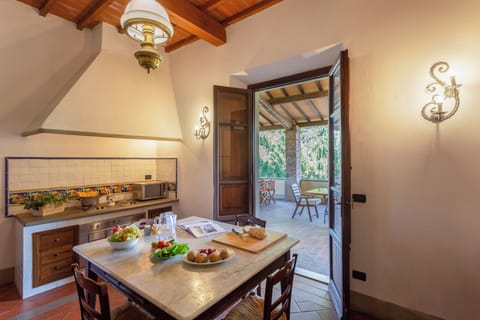 Villa, Hill View | Private kitchen | Espresso maker, full-size fridge, microwave, oven