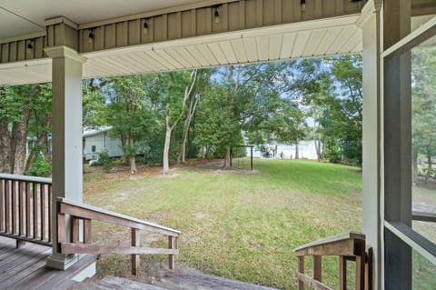 Stairs to the backyard