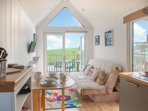 Living area | Frankaborough Farm Cottages - The i-Hut - Frankaborough Fram Cottages, Lifton