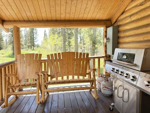 Propane BBQ for you to grill up that perfect meal.