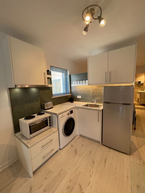 Modern kitchen equipped with essentials