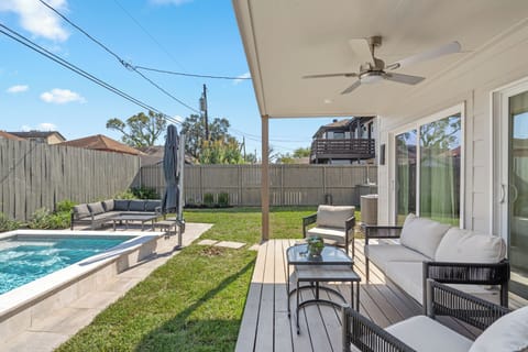 Relax and rejuvenate on our cozy porch, where you can escape the hustle.