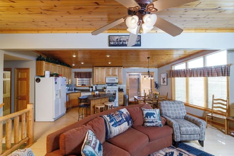 open concept living area