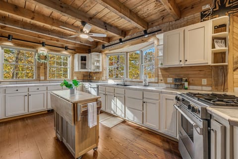 Plenty of counter space for food preparation.