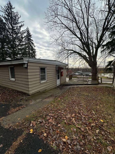 back access side of cabin