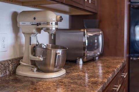 Freshly baked treats await! Stand mixer included in our kitchen.